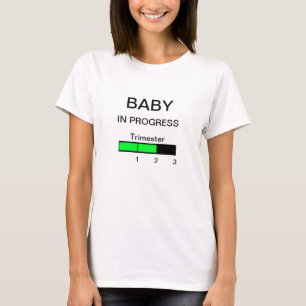 T-shirt Maternité drôle ou Grossesse T Chemise 2e Trimestr