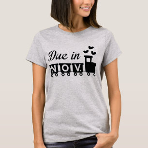 T-shirt Maternité En Novembre
