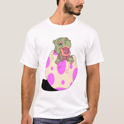 T-SHIRT MATERNITÉ INFANY D'OEUF À COUVER DE DINOSAURE DE (Devant)
