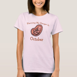 T-shirt Maternité, mois de naissance