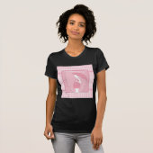 T-shirt maternité rose (Devant entier)