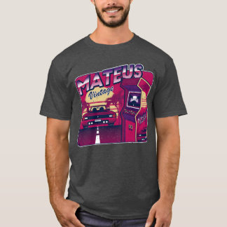 T-shirt Mateus Personnalisé Vintage Gamer 80s 90s