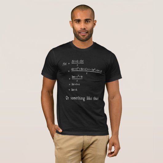 T-shirt Math (Devant entier)