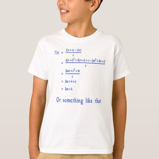 T-shirt Math (Devant)