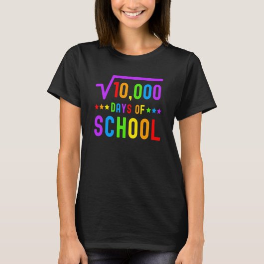 T-shirt Math 100 Jours De L'École Enseignant Math 100 Jour (Devant)