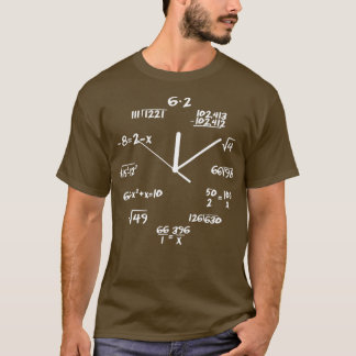 T-shirt Math A Horloge