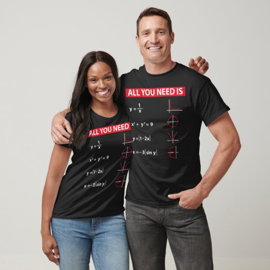 T-shirt Math Algebra Mathématiques Enseignant Cadeau Idée  (Unisexe)