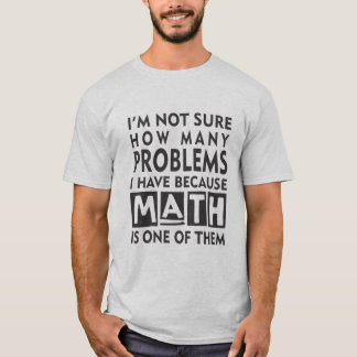 T-shirt Math Chemise Cadeau Mathématicien Mathématiques