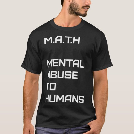 T-shirt Math cheval artsy (Devant)