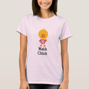 T-shirt Math Chick Tee - shirt biologique