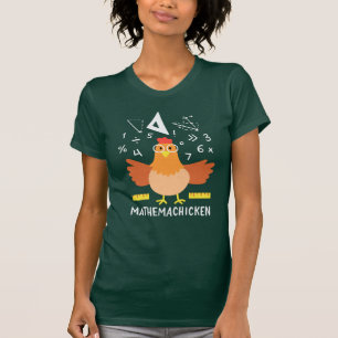 T-shirt Math Chicken Gag Funny Mathemachickicken Enseignan