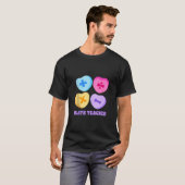 T-shirt Math Coeurs Candy Valentines Jour Amusant Math Tea (Devant entier)