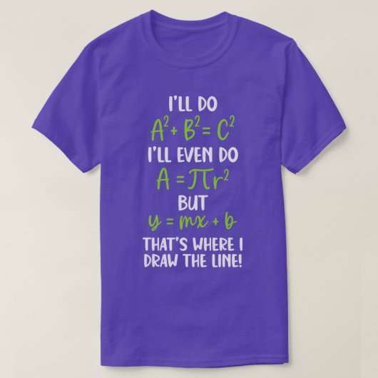 T-shirt Math Dire Drôle Math Plaisanterie Mathématicien (Design devant)