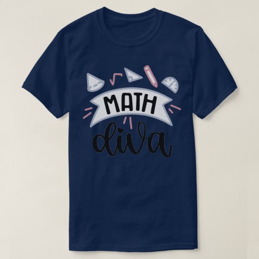 T-shirt Math Diva 1 (Design devant)