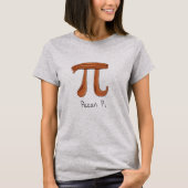 T-shirt Math drôle Pecan Pi Thanksgiving Automne (Devant)