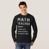 T-shirt Math Enseignant Définition École 1 (Devant entier)