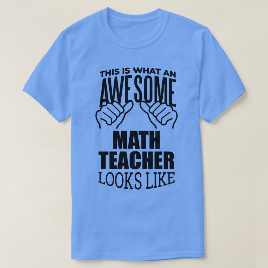 T-shirt Math Enseignant Drôle Conception cadeau (Design devant)