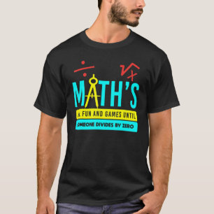 T-shirt Math Enseignant École Collège Étudiant Mathématiqu