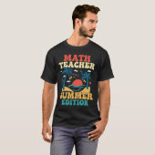 T-shirt Math Enseignant Édition Été École (Devant entier)