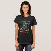 T-shirt Math Enseignant en sciences géométrée Géométrie No (Devant entier)