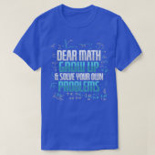 T-shirt Math Enseignant Joke Design pour un mathématicien  (Design devant)