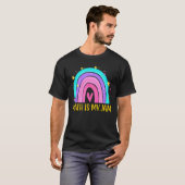 T-shirt Math Enseignant Rainbow - Math Is My Jam Rainbow T (Devant entier)