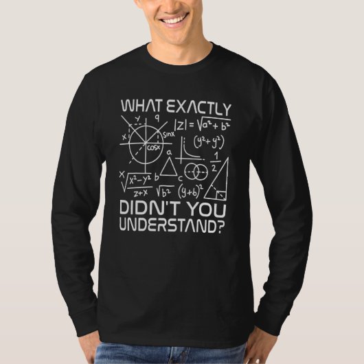 T-shirt Math Enseignant Sciences Physique Formule Mathémat (Devant)