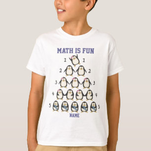 T-shirt Math Est Amusant, J'Aime Math, Math Shirt, Chemise