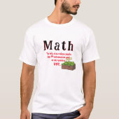 T-shirt Math est confus, Funny Watermelon Pun Funny Math (Devant)
