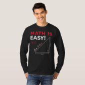 T-shirt Math Est Facile Trouver X Ici C'Est Geometry Math (Devant entier)