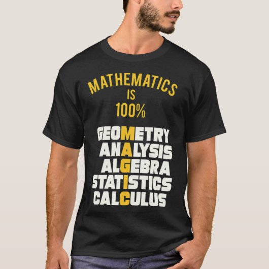 T-shirt Math est galop cheval course (Devant)