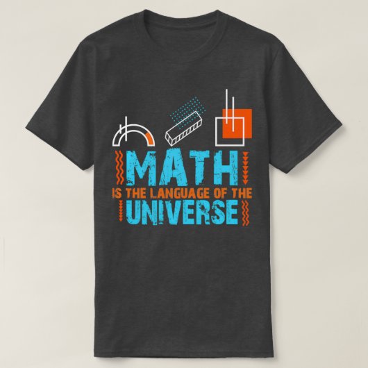T-shirt MATH Est La Langue Du Cool MATH UNIVERSE Gif (Design devant)