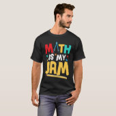 T-shirt Math Est Mon Jam Education Math Enseignant (Devant entier)