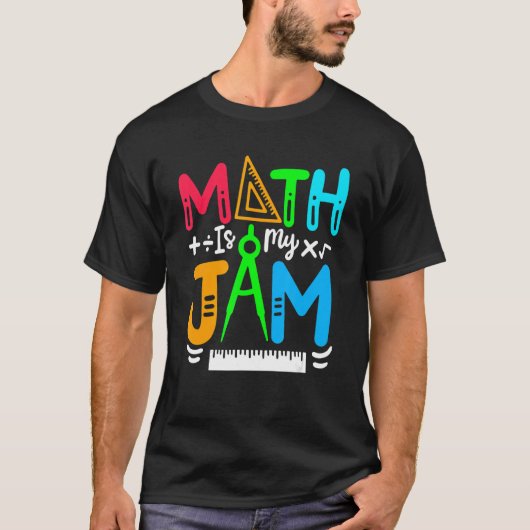 T-shirt Math est mon professeur de mathématiques de confit (Devant)