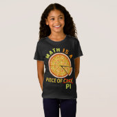 T-Shirt Math Est Une Paix De Pi Pizza Math (Devant entier)