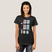 T-shirt Math Formula 100 Jours De L'École Enseignant Garço (Devant entier)