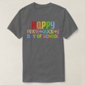 T-shirt Math Formula Happy 100 Jour De L'École 2 (Design devant)