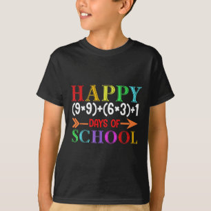 T-shirt Math Formula Heureux 100 Jours De L'École Drôle Ma