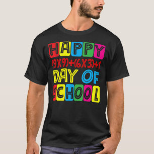 T-shirt Math Formula Heureux 100 Jours D'École 100E Jour T