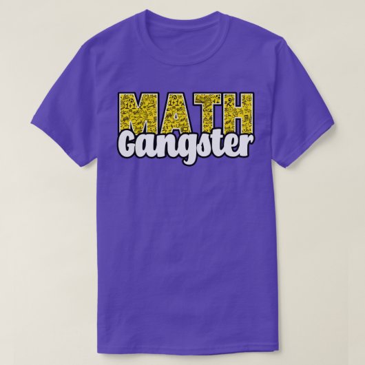 T-shirt Math Gangster (Design devant)