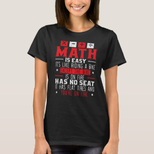 T-shirt Math Geek mathématicien algèbre nombre équation S