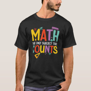 T-shirt Math Graphic Pour Femmes Hommes Math Mathematician