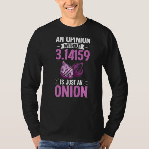 T-shirt Math Joke 3 14 Jour Une Opinion Sans Pi Est Juste