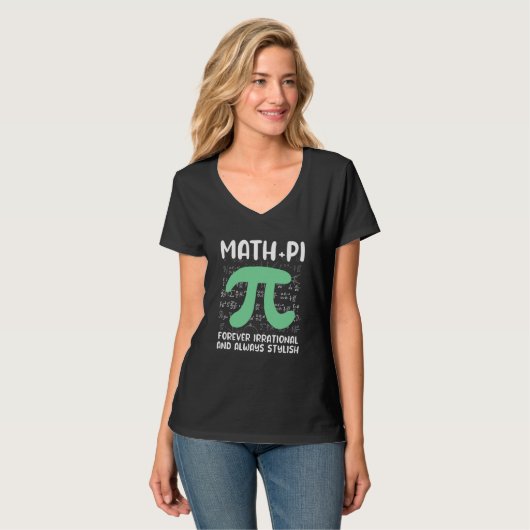 T-shirt Math Joke Irrational Pi Symbol Pi Day Math (Devant entier)