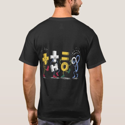 T-shirt Math Joke Professeur de mathématiques drôle Math (Dos)