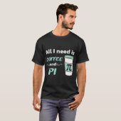T-shirt Math Jour Pi Géométrie café Calculs Trigonométrie (Devant entier)