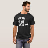 T-shirt Math Llama Chemise Math N'Est Pas Prob Llama (Devant entier)