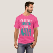 T-shirt Math Lover Enseignant de l'école d'éducation Geek (Devant entier)