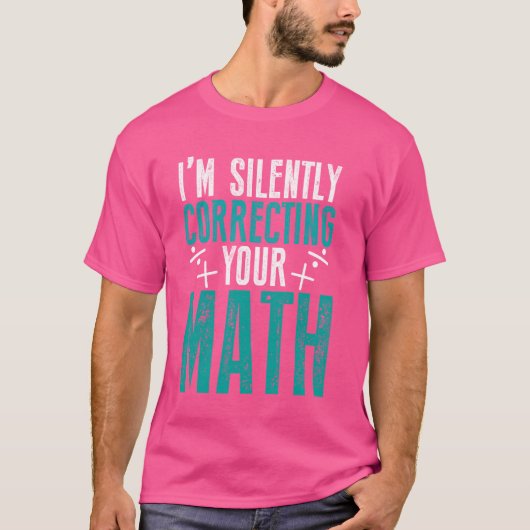 T-shirt Math Lover Enseignant de l'école d'éducation Geek (Devant)
