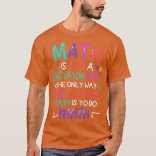 T-shirt Math Lovers Cadeau original Symboles maths